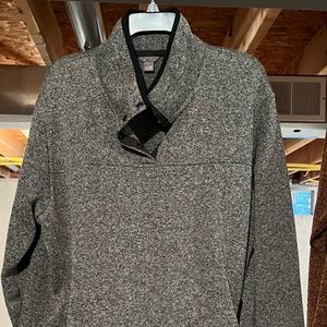 Eddie Bauer Fleece Mockneck Top 2XL